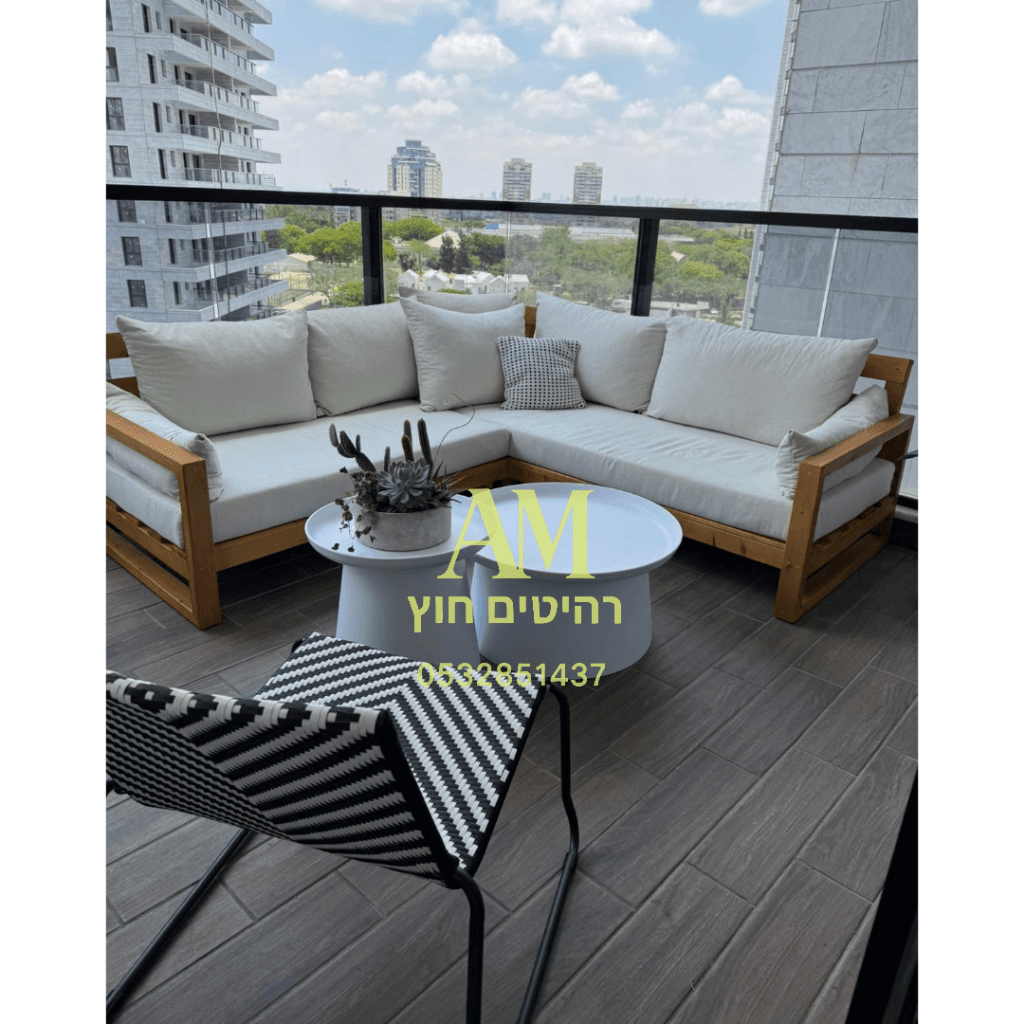 פינת ישיבה עצ דגם ריש 