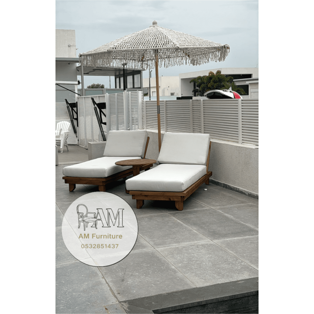 wooden beach chairs 